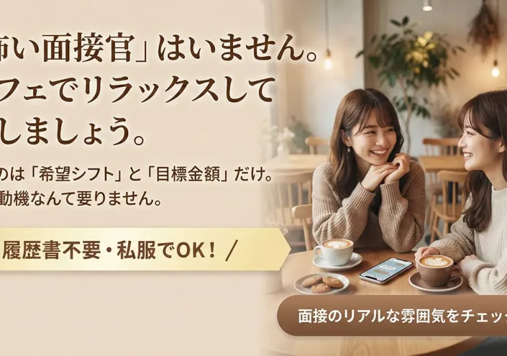 面接・体験入店の流れ：あなたの不安をゼロにする完全シミュレーション