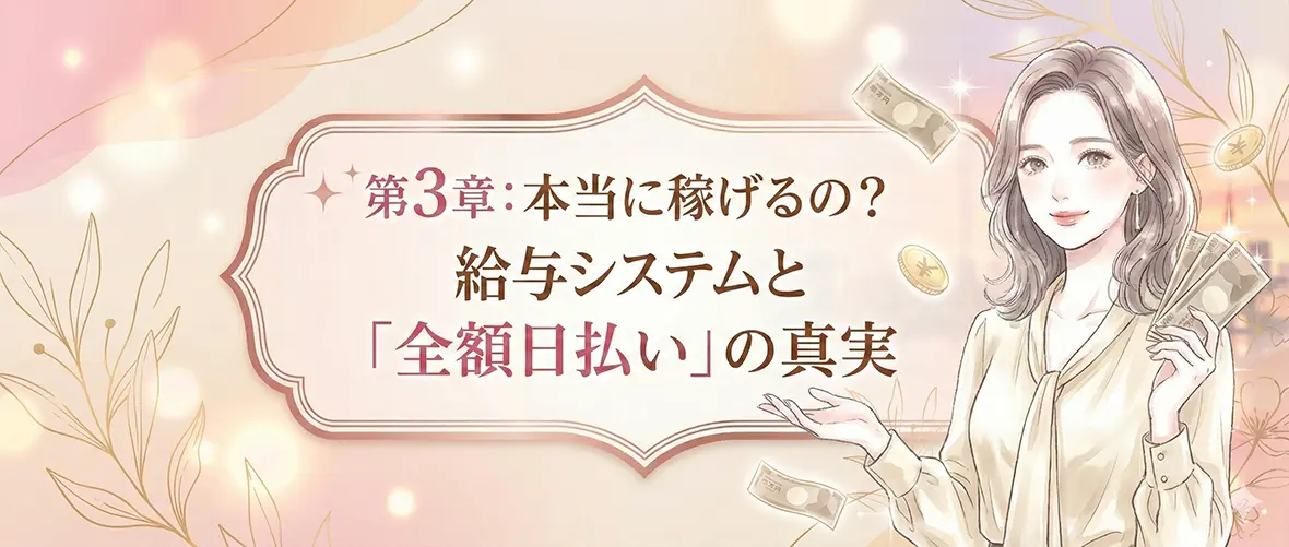 第3章：本当に稼げるの？給与システムと「全額日払い」の真実