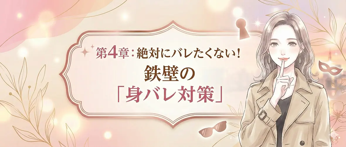 第4章：絶対にバレたくない！鉄壁の「身バレ対策」