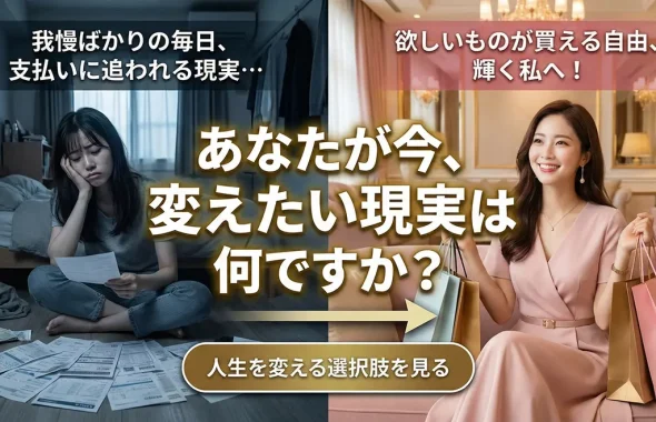 あなたが今、変えたい現実は何ですか？