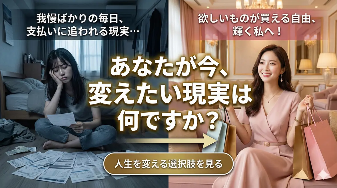 あなたが今、変えたい現実は何ですか？