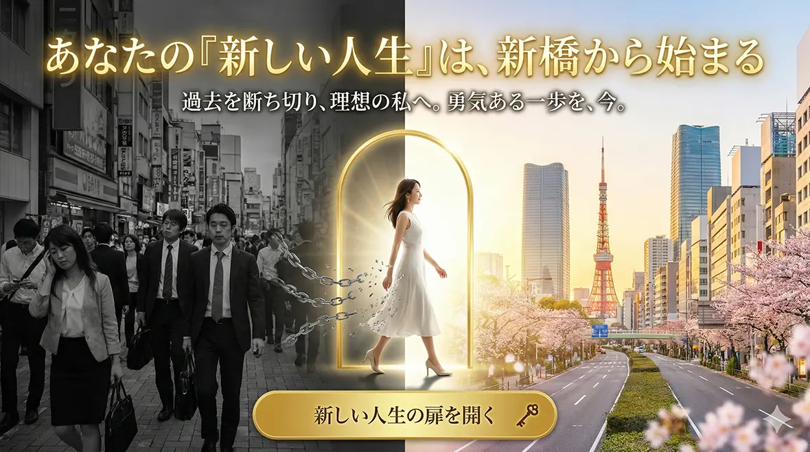 あなたの「新しい人生」は、新橋から始まる