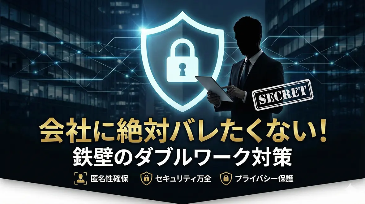 会社に絶対バレたくない！鉄壁のダブルワーク対策