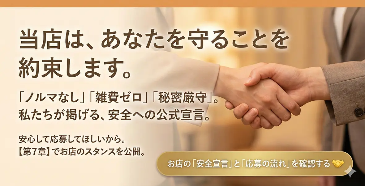 安全な店舗の見極め方と、スムーズな応募の流れ