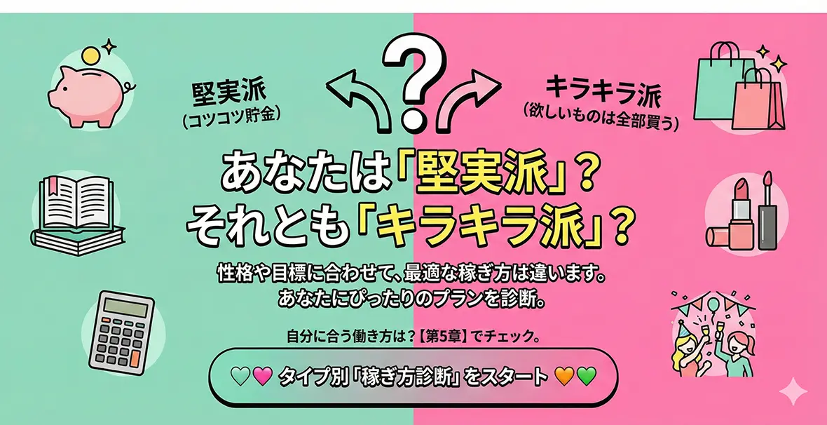 目的別「稼ぎ方」シミュレーション